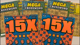 Mega Crosswords amp 15X Scratchers [upl. by Niwdog]