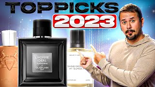 Top 10 MOST POPULAR New Fragrances For Men Of 2023 [upl. by Nohsram]