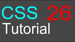 CSS Tutorial for Beginners  26  The DIV element [upl. by Ronaele914]