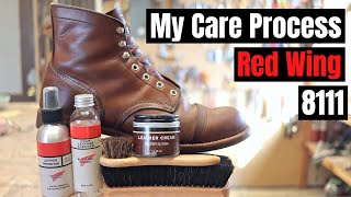 Red Wing Iron Ranger 8111  My Care Process [upl. by Jemma189]