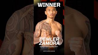 🥊Demler Zamora SCORES a unanimous decision win against Jose Antonio Meza [upl. by Radie525]