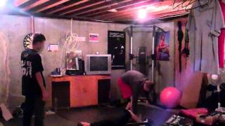 BackyardBasement Wrestling EBW Nick Masuch vs Bobby [upl. by Adal634]