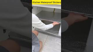 Kitchen Waterproof Floor And Wall Stickers shorts sticker wallpaperdecor subscribe channel [upl. by Benge]