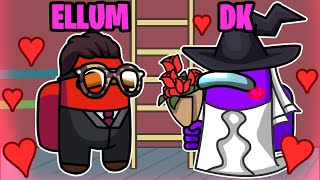 ME amp DK TAKE THE ULTIMATE RELATIONSHIP TEST AS LOVERS IN THE HAFU LOBBY Among Us [upl. by Lennaj]