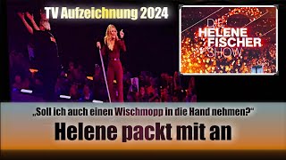 Helene greift zum Mopp quotDu hast hier nämlich ganz schön viel liegen gelassenquot  Fischer Show 2024 [upl. by Drusilla]