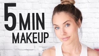 QUICK amp EASY 5 MINUTE MAKEUP TUTORIAL [upl. by Baird]