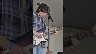 Hard Hitting Blistering Blues Guitar Solo On The Fender Stratocaster From Cj Sterlace fenderstrat [upl. by Haorbed7]