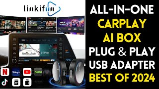 AllinOne CarPlay AI Box USB Adapter 2024  Linkifun GT6 Pro  UNBOXING REVIEW [upl. by Adnawed]