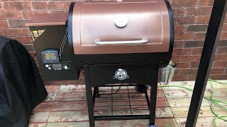 How to use Pit Boss pellet smoker The Classic 700FB [upl. by Akeemaj409]