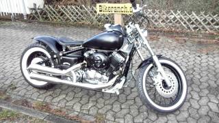 ClassicScheune  Bikeranch Yamaha DragStar 650  Umbau  BlackBobberSchwingsattel [upl. by Arodal]