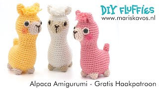 Schattige Alpaca Amigurumi knuffel haken voor beginners  Nederlands [upl. by Lora896]