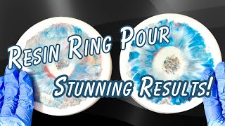 Stunning Resin Ring Pour  Easy DIY full Tutorial [upl. by Gally87]