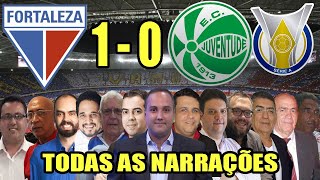 Todas as narrações  Fortaleza 1 x 0 Juventude  Campeonato Brasileiro 2021  Leão na Libertadores [upl. by Eisserc]