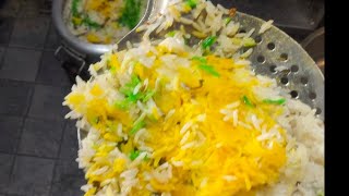 Hotel Taj hudkeshwar road Maruti Nagar chowk Chhota rice basmati biryani [upl. by Aihtnys]