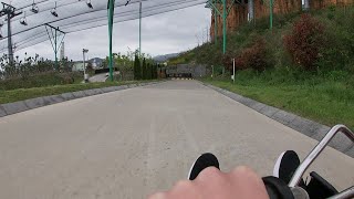 Skyline Luge Busan Forest Track [upl. by Llehsar]