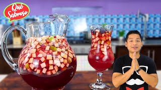 PREPARA UN DELICIOSO CLERICOT PARA TODA OCASIÓN 🍹  Vino Tinto con Peras y Manzanas 🍐🍎🍏 [upl. by Fanchan]