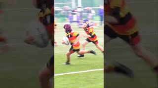 Strong running amp great stepping  Superb TRY rhino rugby short 2024 rugbyleague [upl. by Aina914]