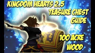 Kingdom Hearts Remix 25 100 Acre Woods Treasure Chest Guide [upl. by Erika253]