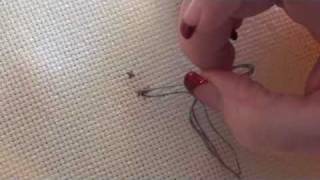 Half Stitch on Aida Fabric  Julies Cross Stitch Tips [upl. by Erlina]