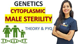 Cytoplasmic Male Sterility I CMS I Theory and PYQ I Inheritance Biology I Genetics I CSIRNET I GATE [upl. by Yroj742]