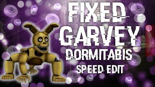 FNAF  Speed Edit Making Fixed Garvey Dormitabis [upl. by Annelg]