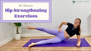 10 MInute Hip Strengthening Exercises  at home [upl. by Anyt]