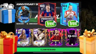 OMG POTM 103 KANE AND LEWANDOWSKI FOR FREE IN FC MOBILE 25 GET FREE GIFTS EVERY DAY [upl. by Asylla959]