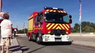 Défilé Pompiers Tours 2016 [upl. by Akenahc]