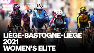 Liège–Bastogne–Liège 2021  Elite Women’s  Highlights  Cycling  Eurosport [upl. by Golden796]