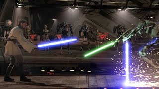 ObiWan Kenobi vs General Grievous  Full Fight Scene  Star Wars Revenge of the Sith [upl. by Durand]