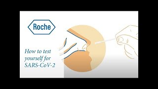 How to test yourself for Roches SARSCoV2 Antigen SelfTest Nasal English with Thai subtitle [upl. by Valerye]