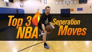 Basketball Moves 3 NBA Separation Moves with Coach Drew Hanlen [upl. by Carlye]