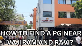 How to find a PG near Vajiram And Ravi How i searched for my PG  vajiramandravi vajiramandravi [upl. by Nylaras]