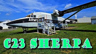 Inside the C23 Sherpa A Military Transport Aircraft Tour [upl. by Prudy]