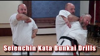 Practical Kata Bunkai Seienchin Seiyunchin Bunkai Drills [upl. by Whitcher]