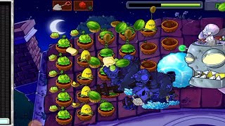 level 10 rooftop game plants vs zombies  Mengalahkan raja zombies [upl. by Nnaihs]