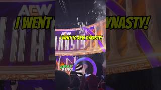 I Went to AEW Dynasty aew aewdynamite wrestling wrestlemania wwe wweraw fyp shorts like [upl. by Helbonna]