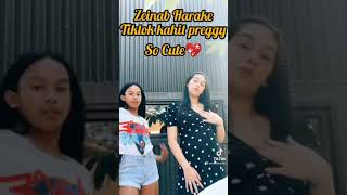 ZEINAB HARAKE  TIKTOK KAHIT PREGGY CUTE [upl. by Trembly]