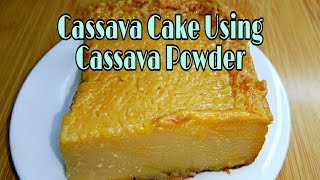 How to Make Cassava Cake Using Cassava Powder food yummy cooking [upl. by Merth]