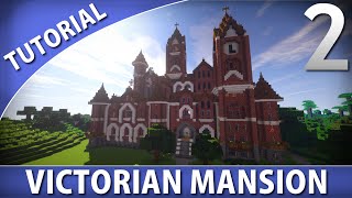 Minecraft  How to Build a Victorian Mansion Part 29 [upl. by Kopaz]