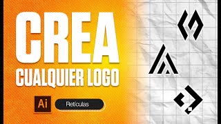 Cómo hacer un logo en Adobe illustrator  Usando Retículas [upl. by Friedman163]