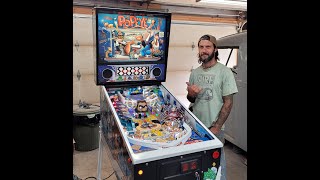 Restoration complete 1994 Williams Popeye Pinball Maybe the nicest one out there [upl. by Refinaj361]