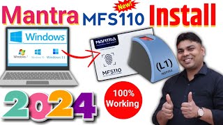 How To Install Mantra MFS110 L1  Mantra Device Kaise Install Kre  Mantra L1  Rock Tech Prince [upl. by Ashli]