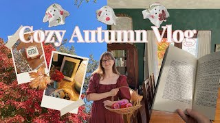 Cozy Autumn Vlog 🍁☕️🤎 Puzzles Recent Books Movie Nights amp Overall Coziness [upl. by Zednanref743]