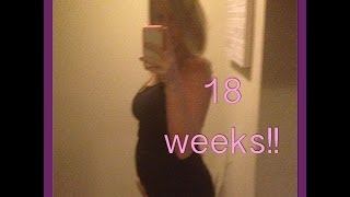 18 week pregnancy vlog with belly shot [upl. by Dagmar618]