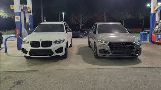 2020 BMW X3M Competition Bolt Ons E50 vs 2020 Audi SQ5 Upgraded Turbo E60 [upl. by Aesoh]