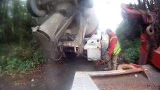 Cement Truck Stuck [upl. by Woolley910]