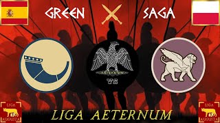 LIGA AUGUSTA RONDA 5  GREEN Nervios VS SAGA Partia [upl. by Georgiana]