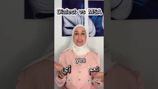 Dialect vs MSA learnarabicforbeginners learnarabic levantinearabic spokenarabic Arabic Dubai [upl. by Adleremse]