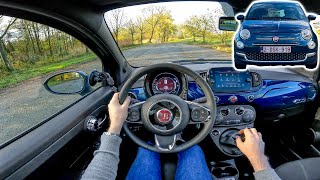 Fiat 500 Hybrid 2024 POV test drive  Acceleration  10 Mild Hybrid 70 hp [upl. by Jessalyn947]